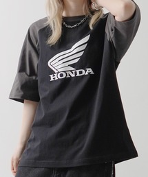 【HONDA / ホンダ】ラグラン半袖カットソー