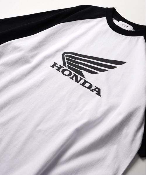 ILL'S(イルズ)の「【HONDA / ホンダ】ラグラン半袖カットソー(Tシャツ/カットソー・メンズ・ホワイト/ホワイト系その他3/ブラック系その他3/ホワイト系その他2/ブラック/ブラック系その他2・M/L)」の21枚目の写真