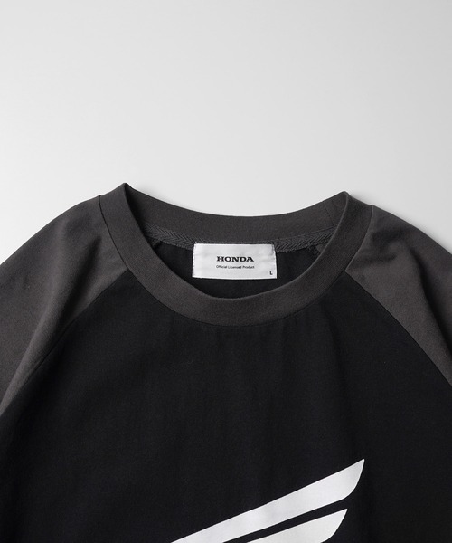 ILL'S(イルズ)の「【HONDA / ホンダ】ラグラン半袖カットソー(Tシャツ/カットソー・メンズ・ホワイト/ホワイト系その他3/ブラック系その他3/ホワイト系その他2/ブラック/ブラック系その他2・M/L)」の12枚目の写真