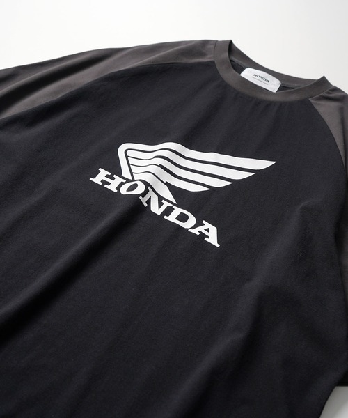 ILL'S(イルズ)の「【HONDA / ホンダ】ラグラン半袖カットソー(Tシャツ/カットソー・メンズ・ホワイト/ホワイト系その他3/ブラック系その他3/ホワイト系その他2/ブラック/ブラック系その他2・M/L)」の11枚目の写真