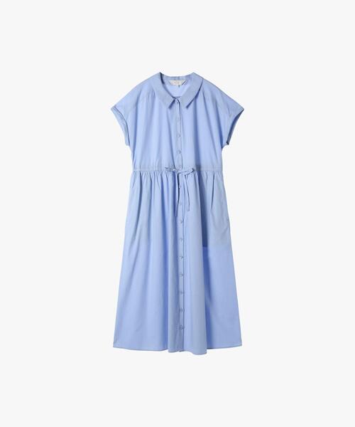 To b. by agnes b.（トゥービーバイアニエスベー）の「コットン レディ ドレス（シャツワンピース・レディース・ブルー系その他・38/40/36）」の5枚目の写真
