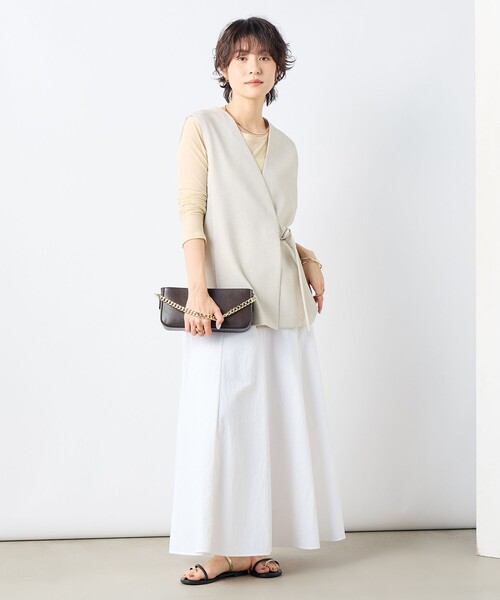 【美品】NOLLEY'S sophi ジレ　アイボリー NOLLEY'S｜ウォッシャブルドライトロピカルジレ | Rakuten
