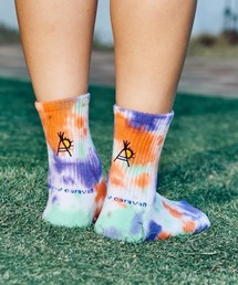 go slow caravan | 刺繍タイダイ クウォーターソックス(ソックス/靴下)