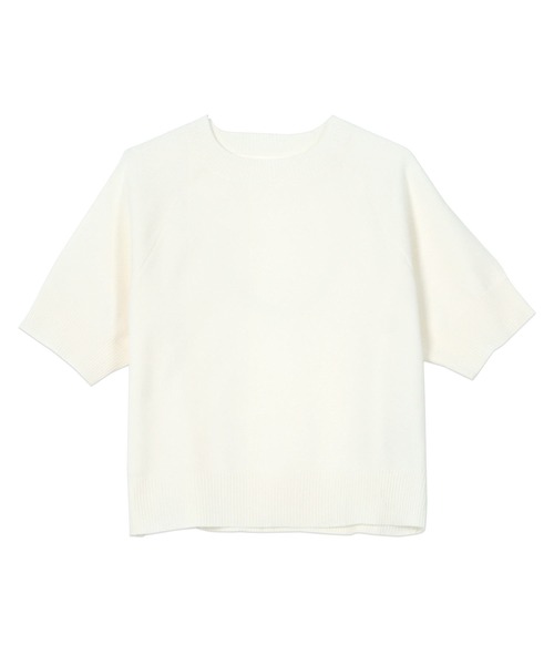 【美品】SUNSEA ラグランスリーブ サマーニット セーター サイズ3 ラグランスリーブサマーニットトップス（ニット/セーター