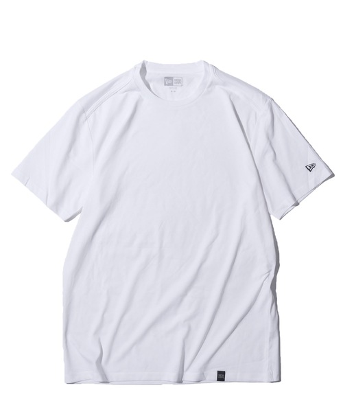 NEW ERA(ニューエラ)の「NEW ERA/ニューエラ Heritage Blend Crew Tee シンプルワンポイント ロゴTシャツ 秋服 冬服(Tシャツ/カットソー・メンズ・ホワイト/ブラック/ダークグリーン/ネイビー/レッド/ロイヤルブルー・S/M/L/XL)」の2枚目の写真