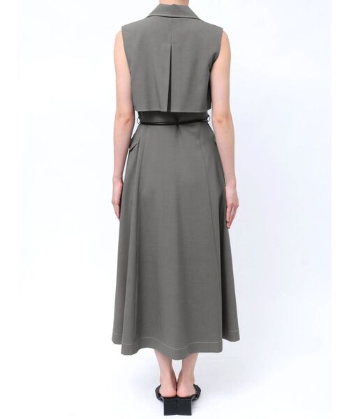 TONAL（トーナル）の「トレンチジレワンピース（ワンピース・レディース・グレー/ベージュ/モカ・MEDIUM）」の15枚目の写真
