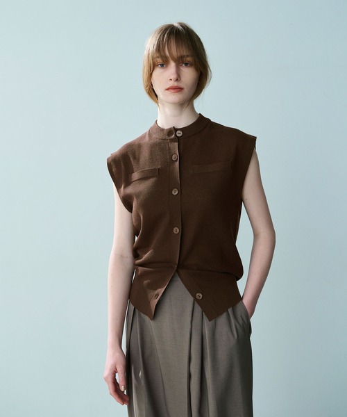 ニットベスト【SARACO】