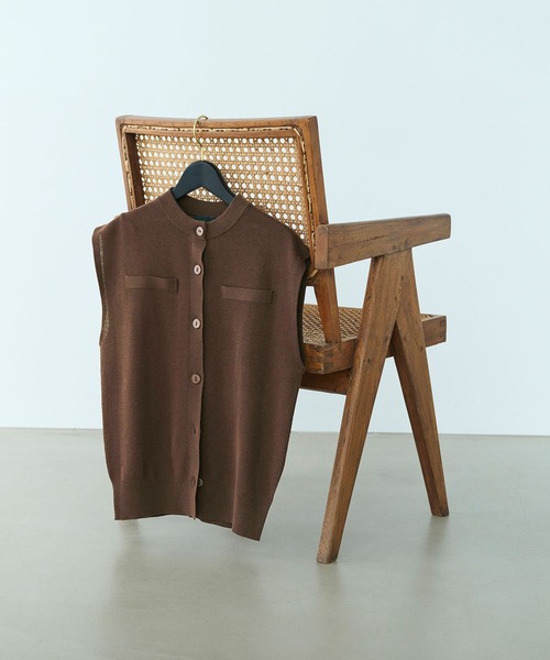 ニットベスト【SARACO】