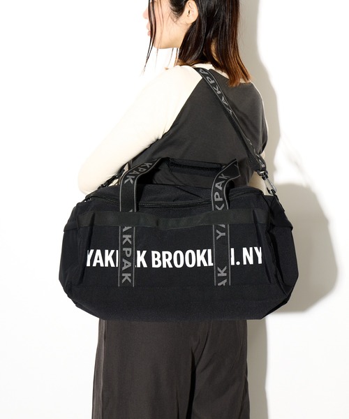 セール】【 YAKPAK / ヤックパック 】Logo Print Bostonbag