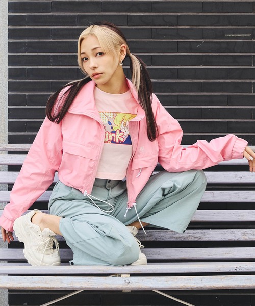 DURAS(デュラス)の「トゥンクプリントクロップTシャツ(Tシャツ/カットソー・レディース・ホワイト/ピンク/ミント・MEDIUM/SMALL)」の7枚目の写真