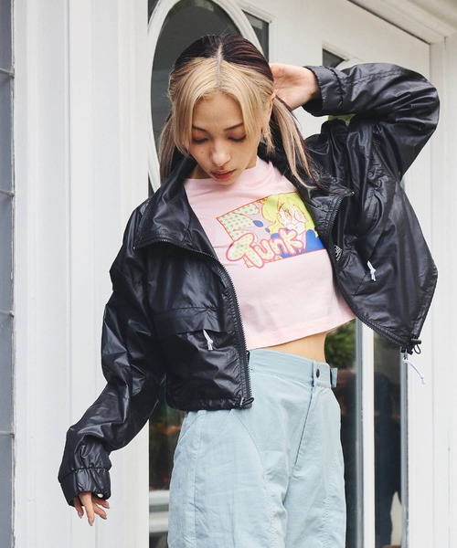 DURAS(デュラス)の「トゥンクプリントクロップTシャツ(Tシャツ/カットソー・レディース・ホワイト/ピンク/ミント・MEDIUM/SMALL)」の13枚目の写真