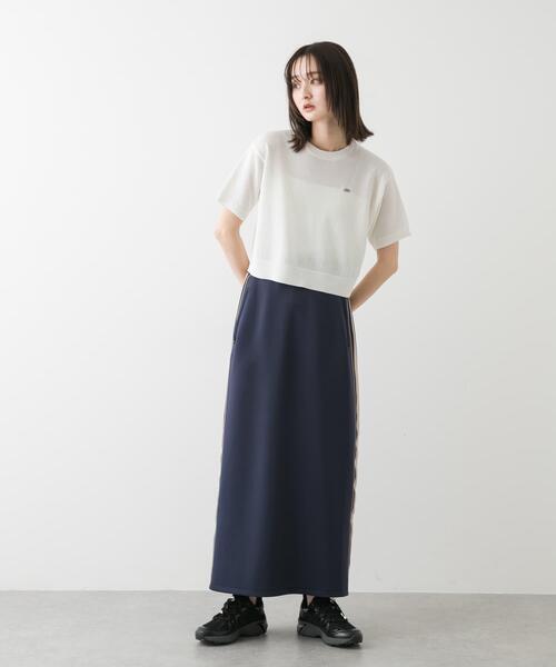 SENSE OF PLACE by URBAN RESEARCH(センスオブプレイスバイアーバンリサーチ)の「クルーネッククロップドセーター(ニット/セーター・レディース・チャコールグレー/オフホワイト/ネイビー/ピンク・ONE)」の15枚目の写真