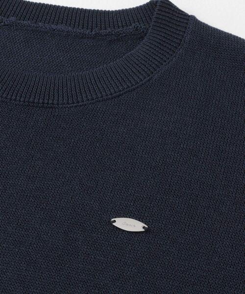 SENSE OF PLACE by URBAN RESEARCH(センスオブプレイスバイアーバンリサーチ)の「クルーネッククロップドセーター(ニット/セーター・レディース・チャコールグレー/オフホワイト/ネイビー/ピンク・ONE)」の5枚目の写真