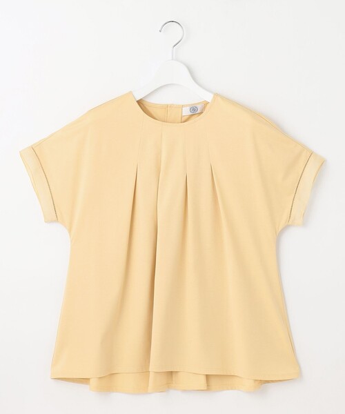J.PRESS（ジェイプレス）の「【洗える・接触冷感】プレーティングジャージー フレア カットソー（Tシャツ/カットソー・レディース・オレンジ系/ホワイト系/ブラック系/スカイブルー系/ベージュ系・F）」の21枚目の写真