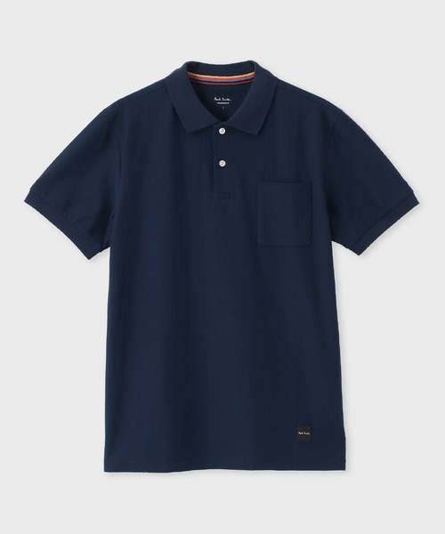 【Paul Smith】ポロシャツ/半袖/無地/マルチストライプ/ロゴ/新品 アーティストストライプ ポロシャツ（ネイビー） ｜ポール・スミス