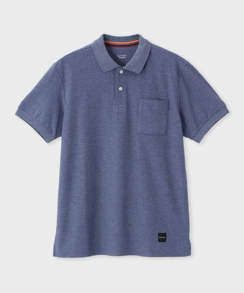 Paul Smith（ポールスミス）の「【ラウンジウェア】ドライテクスチャー ポロシャツ【853250 7376S】（ポロシャツ・メンズ・ブルー/ネイビー・MEDIUM/LARGE）」の2枚目の写真