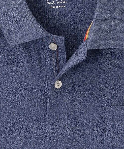 Paul Smith（ポールスミス）の「【ラウンジウェア】ドライテクスチャー ポロシャツ【853250 7376S】（ポロシャツ・メンズ・ブルー/ネイビー・MEDIUM/LARGE）」の5枚目の写真
