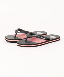 Quiksilver | QUIKSILVER クイックシルバー MOLOKAI STRIPE 25 メンズビーチサンダル(モロカイストライプ25)(サンダル)
