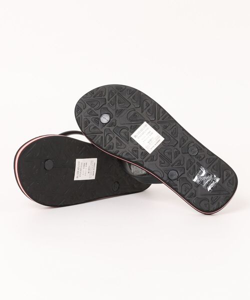 Quiksilver(クイックシルバー)の「QUIKSILVER クイックシルバー MOLOKAI STRIPE 25 メンズビーチサンダル(モロカイストライプ25)(サンダル・メンズ・サンドベージュ/ブラック×レッド・25.0cm/26.0cm/27.0cm/28.0cm)」の3枚目の写真