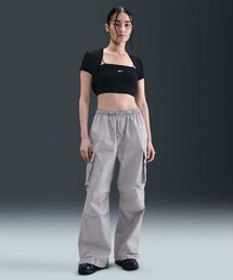 NIKE(ナイキ)のナイキ スポーツウェア ウィメンズ ミッドライズ オーバーサイズド カーゴ パンツ / Nike Sportswear Women's Mid-Rise Oversized Cargo Pants IB1059-077 Light Smoke Grey(カーゴパンツ)