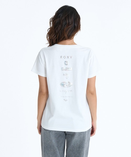 セール】HISTORICAL LOGO LINE /ロキシーバックプリントロゴ半袖T