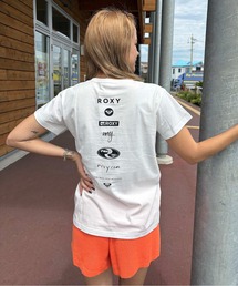 tシャツ MANEKI NEKO S/S TEE /ロキシーフロントプリント半袖Tシャツ レディース ROXY tシャツ MANEKI NEKO S/S TEE /ロキシーフロントプリント