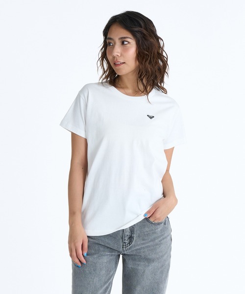 ROXY(ロキシー)の「HISTORICAL LOGO LINE /ロキシーバックプリントロゴ半袖Tシャツ(Tシャツ/カットソー・レディース・ホワイト/ホワイト系その他/ブラック/ブラック系その他・MEDIUM/LARGE/SMALL)」の7枚目の写真