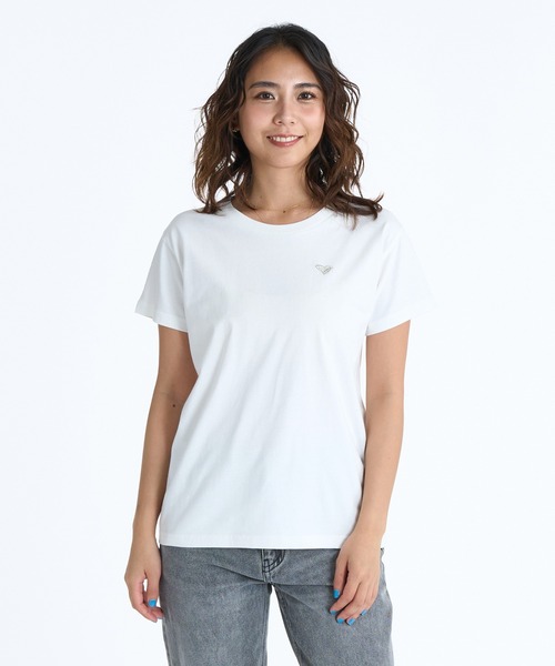 ROXY(ロキシー)の「HISTORICAL LOGO LINE /ロキシーバックプリントロゴ半袖Tシャツ(Tシャツ/カットソー・レディース・ホワイト/ホワイト系その他/ブラック/ブラック系その他・MEDIUM/LARGE/SMALL)」の21枚目の写真
