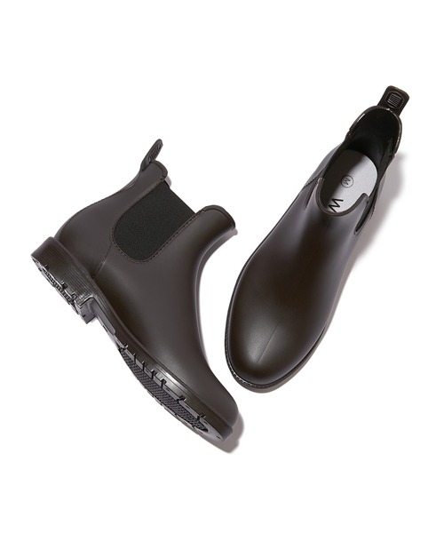 Wpc.(ダブリュピーシー)の「【Wpc.】サイドゴアレインブーツ(レインシューズ・レディース・ブラック/ダークブラウン・S/M/L)」の7枚目の写真