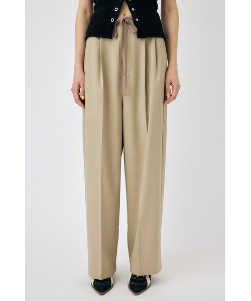 MOUSSY（マウジー）の「TUCK トラウザー（スラックス・レディース・ベージュ/ネイビー/グレー・1/2）」の9枚目の写真