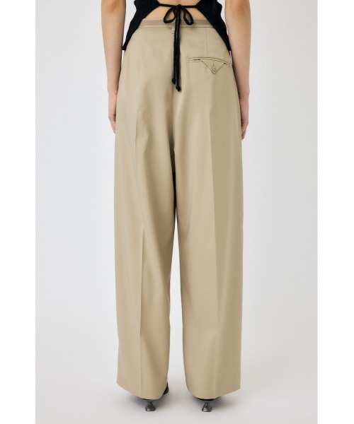 MOUSSY（マウジー）の「TUCK トラウザー（スラックス・レディース・ベージュ/ネイビー/グレー・1/2）」の11枚目の写真