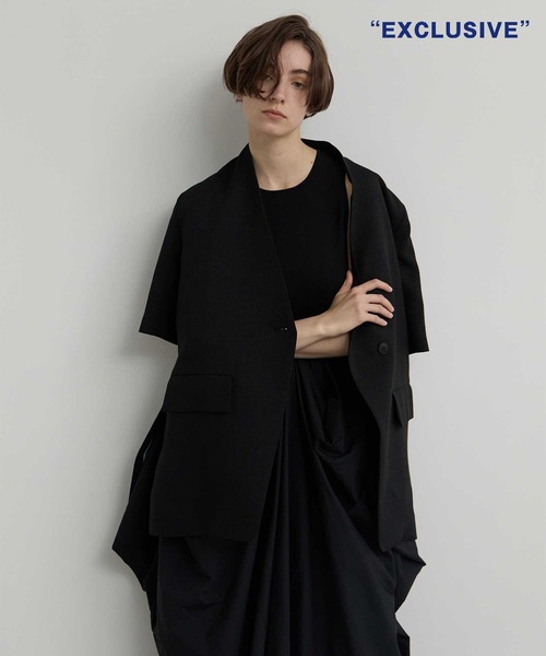 ZOZOTOWN限定》【Louren/ローレン】別注 side slit half sleeve