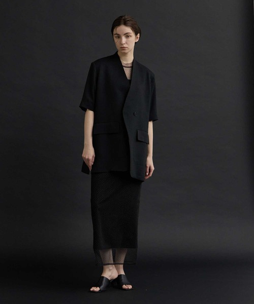 ZOZOTOWN限定》【Louren/ローレン】別注 side slit half sleeve