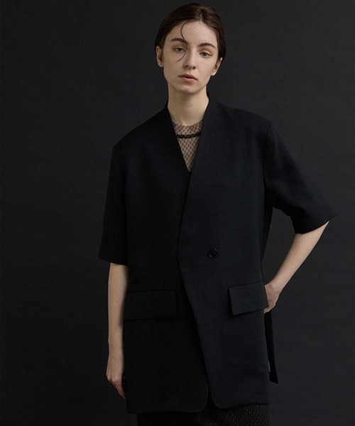 ZOZOTOWN限定》【Louren/ローレン】別注 side slit half sleeve