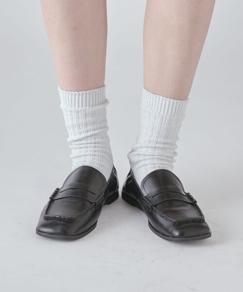 Lui's（ルイス）の「スクエアトゥローファー（ローファー・レディース・ブラック/ブラウン・23.5/24.5）」の20枚目の写真