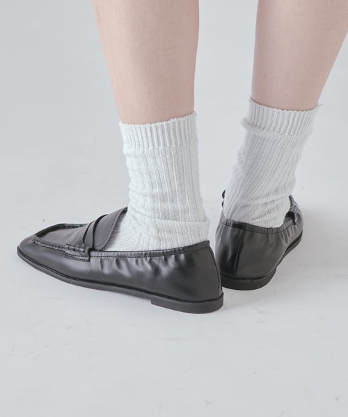 Lui's（ルイス）の「スクエアトゥローファー（ローファー・レディース・ブラック/ブラウン・23.5/24.5）」の8枚目の写真