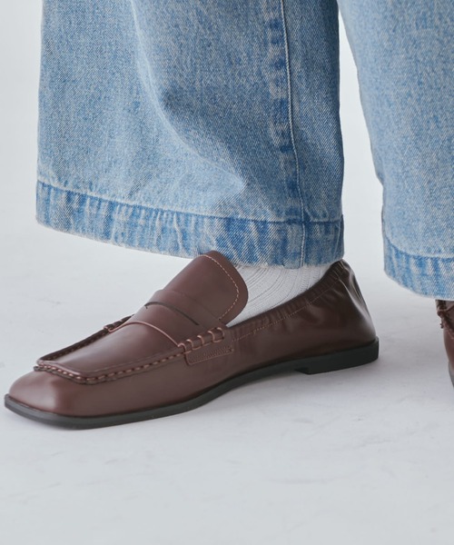 Lui's（ルイス）の「スクエアトゥローファー（ローファー・レディース・ブラック/ブラウン・23.5/24.5）」の12枚目の写真