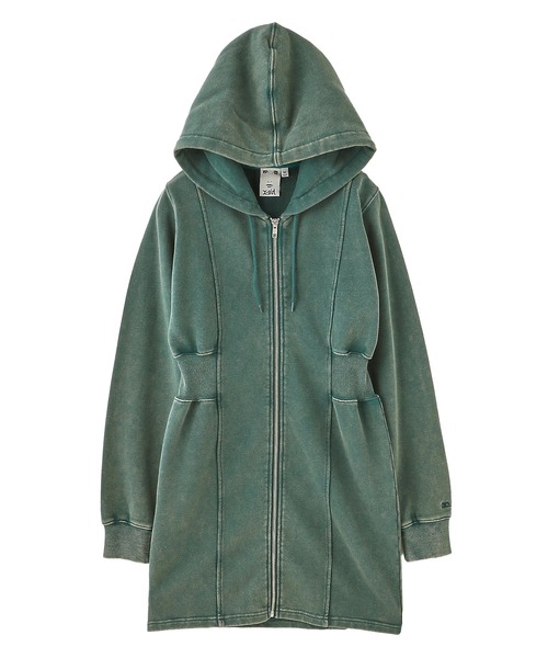 DUSTY ZIP UP SWEAT HOODIE DRESS（ワンピース）｜X-girl