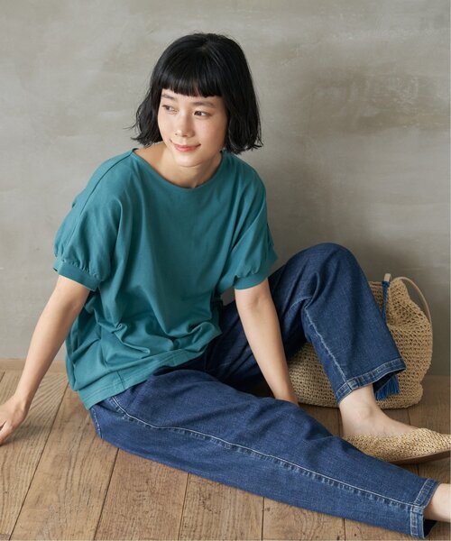 LBC(エルビーシー)の「冷感ドルマンプルオーバー(Tシャツ/カットソー・レディース・グリーン/ベージュ/ブラック/その他30/オレンジ・M/L)」の21枚目の写真