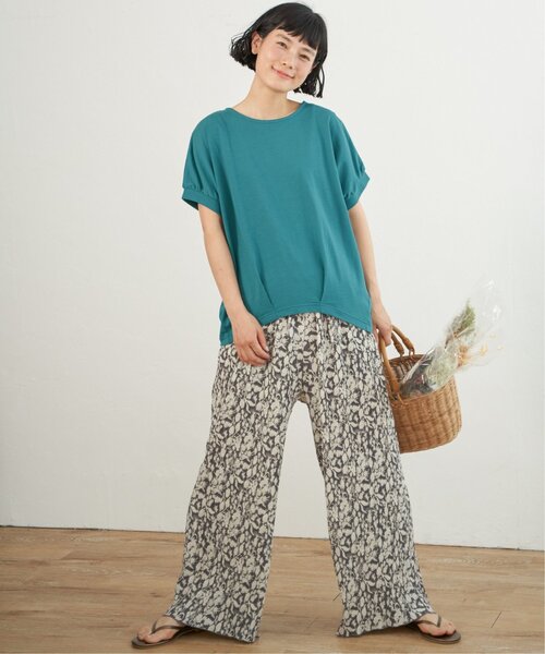 LBC(エルビーシー)の「冷感ドルマンプルオーバー(Tシャツ/カットソー・レディース・グリーン/ベージュ/ブラック/その他30/オレンジ・M/L)」の20枚目の写真