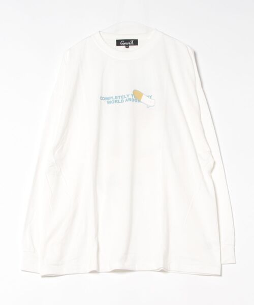 ARCHIVER（アーカイバ）の「【Bk】天竺　プリントロンT（Tシャツ/カットソー・メンズ・ピンク/ブルー/ホワイト・LARGE/MEDIUM）」の2枚目の写真