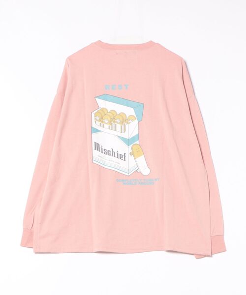 ARCHIVER（アーカイバ）の「【Bk】天竺　プリントロンT（Tシャツ/カットソー・メンズ・ピンク/ブルー/ホワイト・LARGE/MEDIUM）」の6枚目の写真