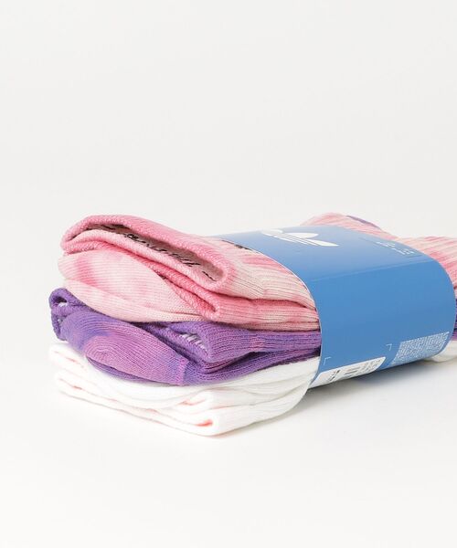 adidas(アディダス)の「タイダイ クルーソックス 3足組 / タイダイ クルーソックス / アディダスオリジナルス adidas Originals(ソックス/靴下・メンズ・ピンク・LARGE/MEDIUM/SMALL/X-LARGE)」の13枚目の写真