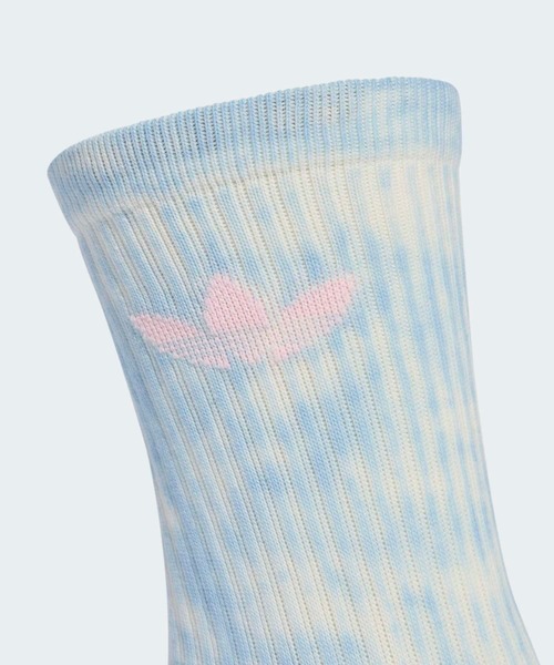 adidas(アディダス)の「タイダイ クルーソックス 3足組 / タイダイ クルーソックス / アディダスオリジナルス adidas Originals(ソックス/靴下・メンズ・ピンク/ブラック/ピンク系その他/グレー/ブルー/ブラウン・LARGE/MEDIUM/SMALL/X-LARGE/kids-XXL)」の20枚目の写真
