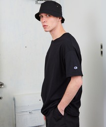 ▲Champion/チャンピオン コットン ワッペン Tシャツ 無地T トップス 半袖カットソー