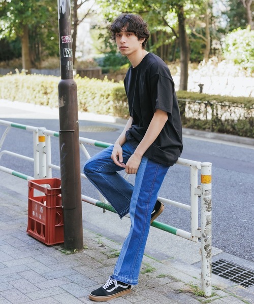 Champion(チャンピオン)の「▲Champion/チャンピオン コットン ワッペン Tシャツ 無地T トップス 半袖カットソー(Tシャツ/カットソー・メンズ・アッシュグレー/チャコール/ホワイト/ブラック・S/L/XL/M)」の9枚目の写真