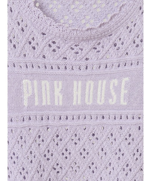PINK HOUSE(ピンクハウス)の「ロゴジャガードベスト(ベスト・レディース・ブラック/カーキ/ピンク/ラベンダー/キナリ・フリー)」の14枚目の写真