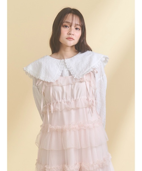 チュールドロストロングワンピース（ワンピース）｜merry jenny