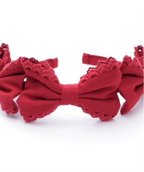 ぷくぷくトリプルリボンカチューシャ トリプルリボンカチューシャ | Chalmiere │ axes femme onlineshop