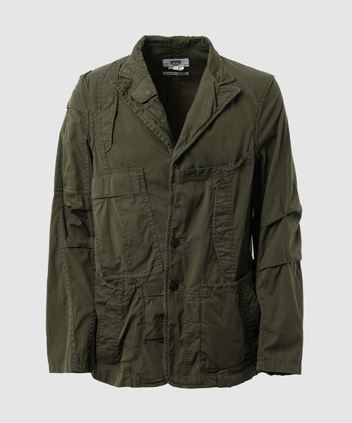 NEEDLES」W-NAME REBUILD MILITALLY JACKET KHAKI（テーラード